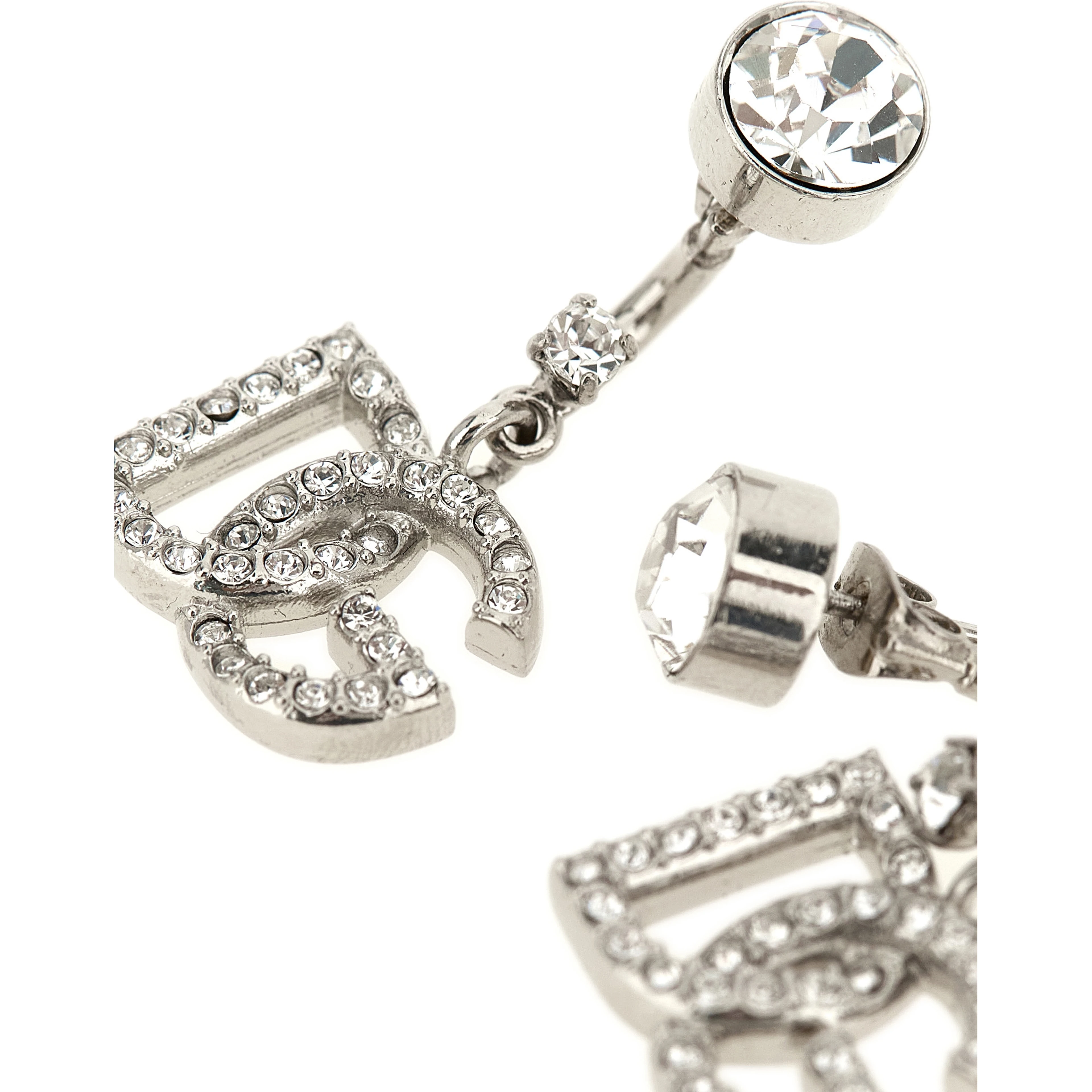 Silver Brass Earrings