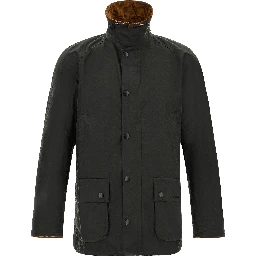 Bicolor Cotton Shell Jacket