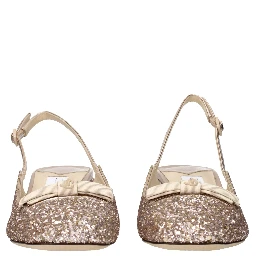Pink Plastic Flat Sandals