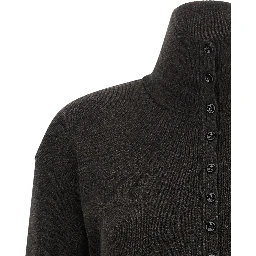 Brown Wool Cardigan