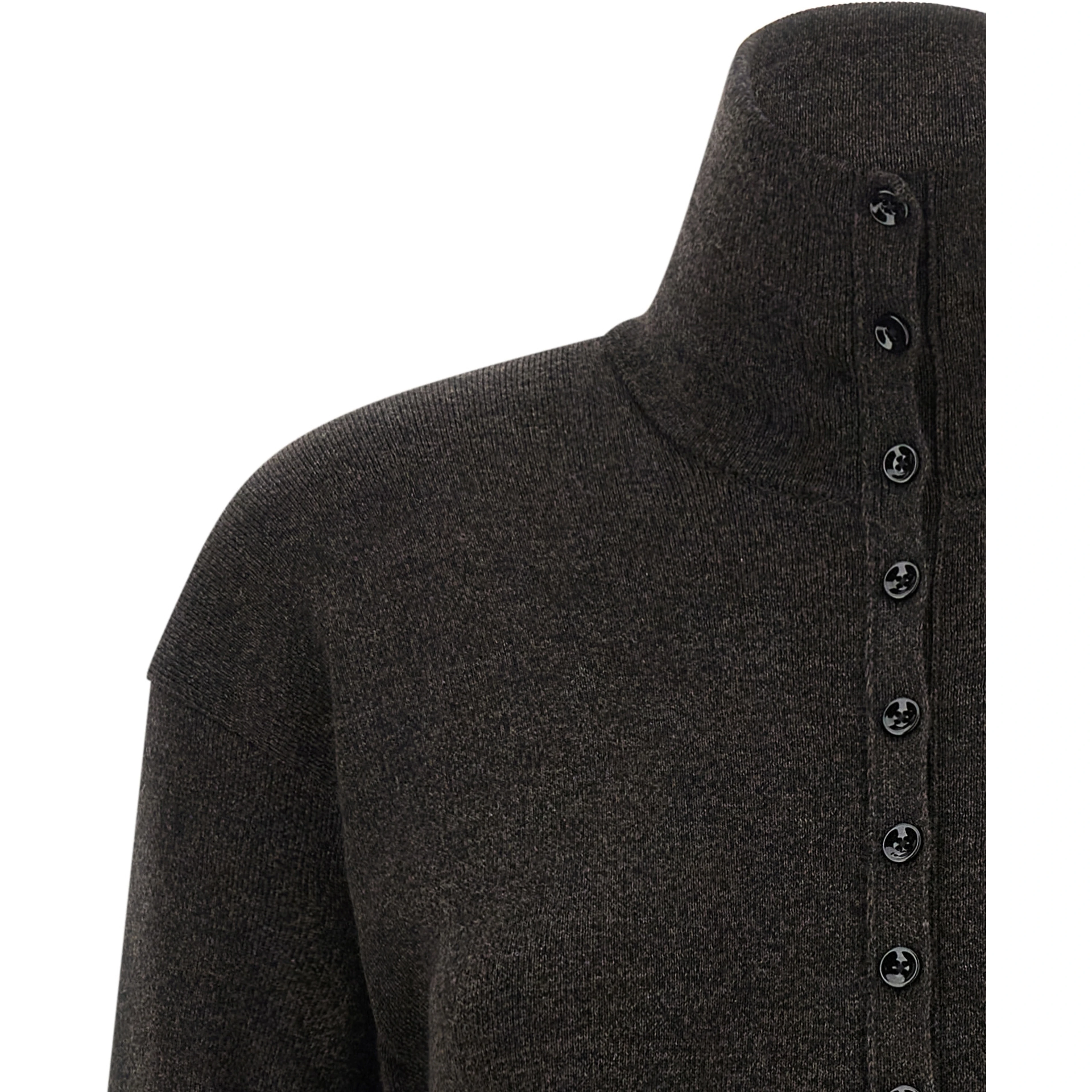 Brown Wool Cardigan