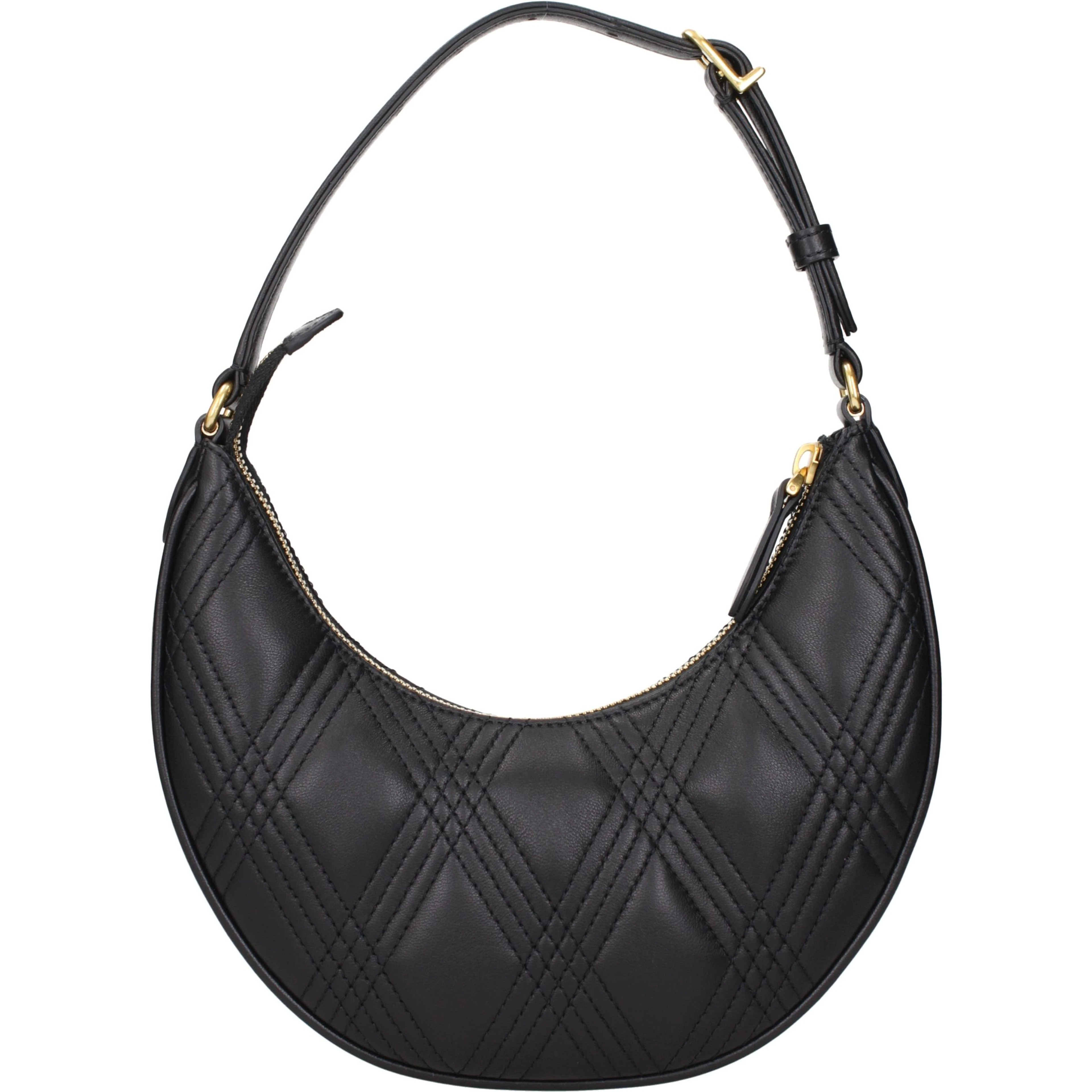 Black Leather Shoulder Bag