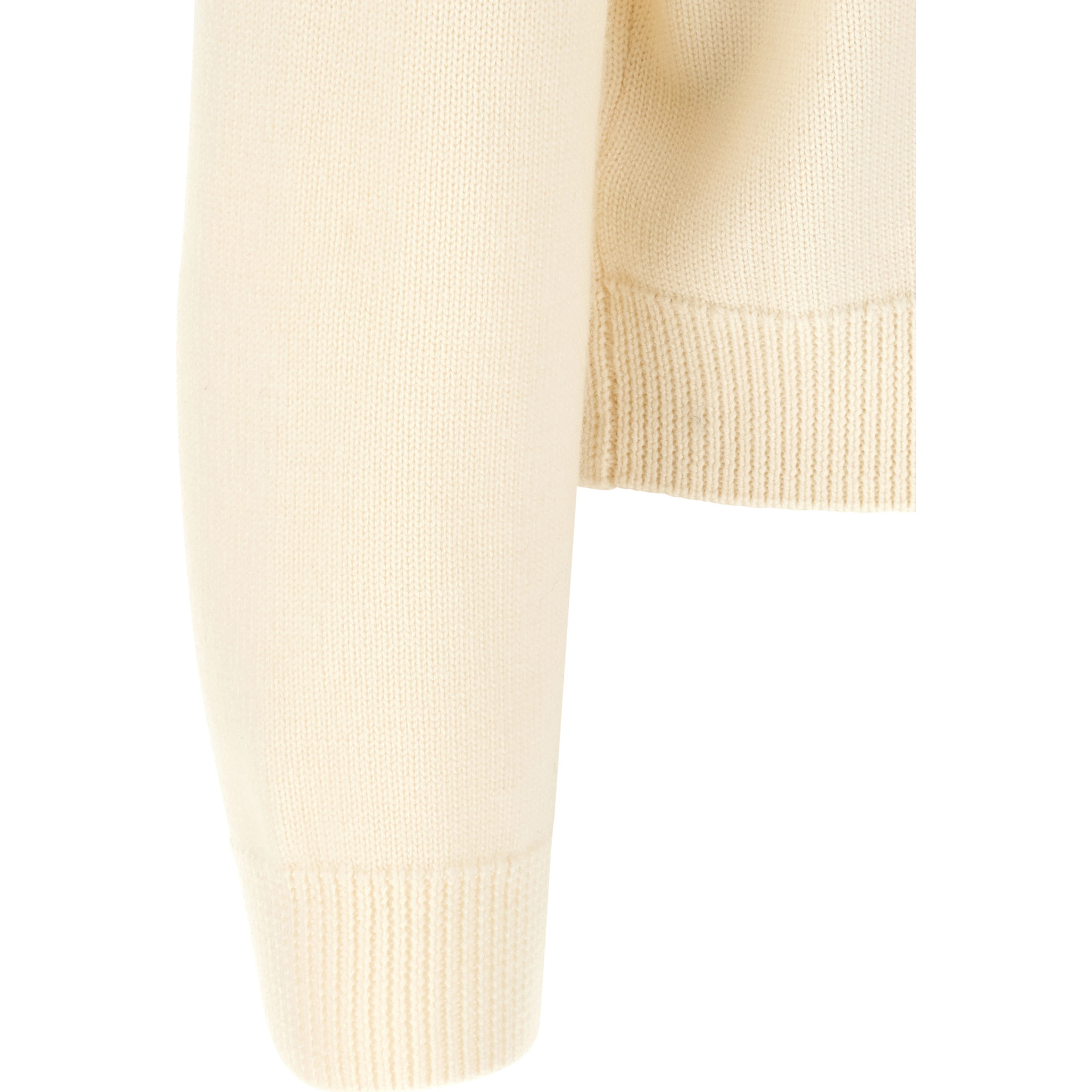 White Wool Cardigan