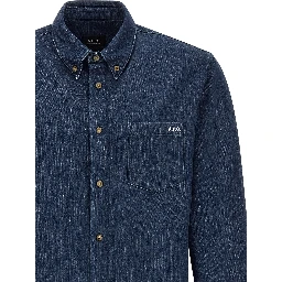 Blue Cotton Blouse
