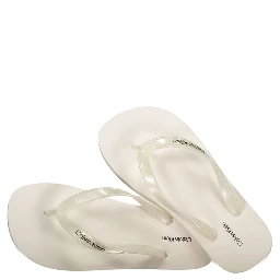 White Polyurethane Women's Sandal