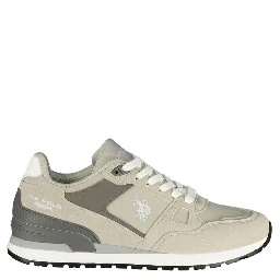 Grey Polyurethane Men's Sneaker