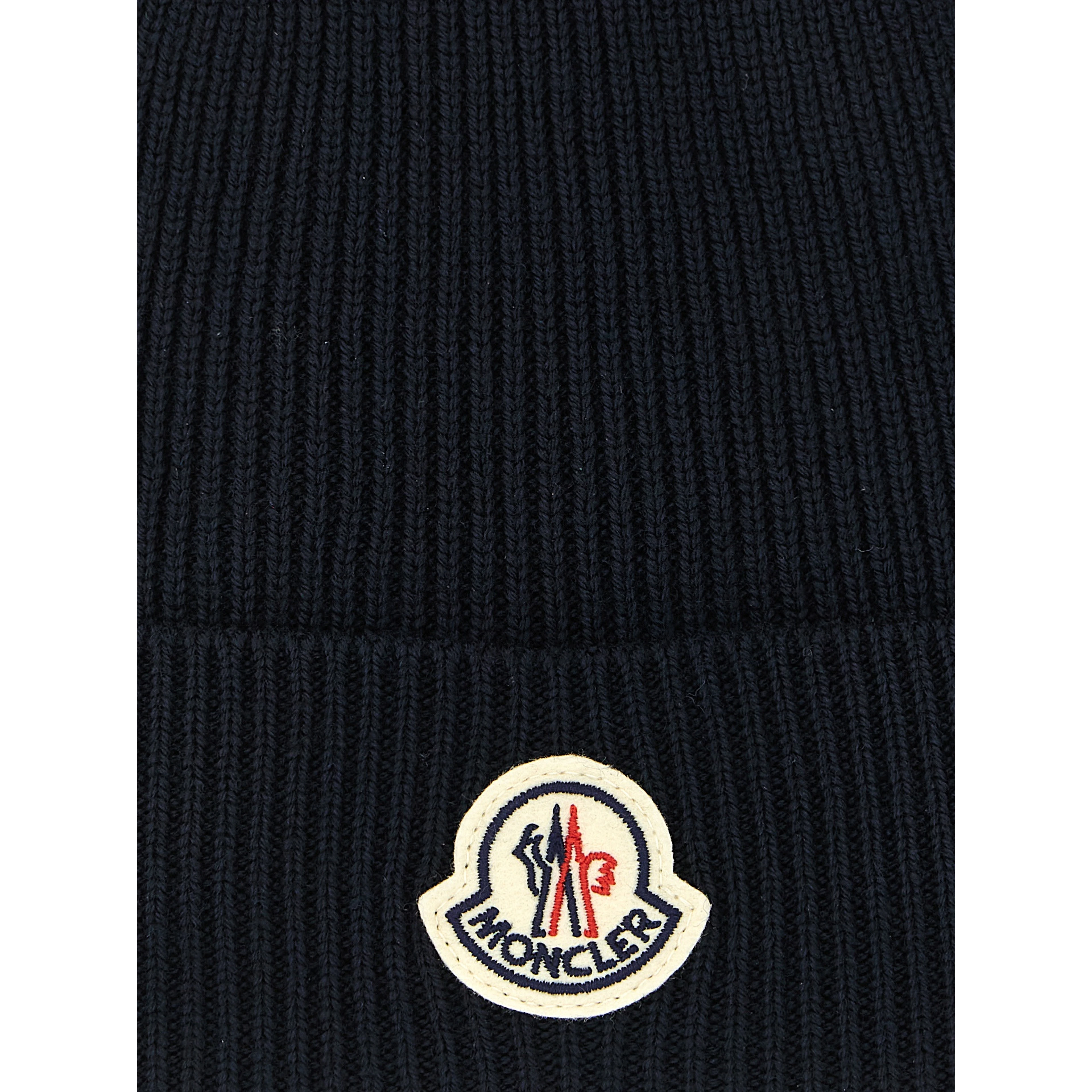 Blue Virgin Wool Beanie