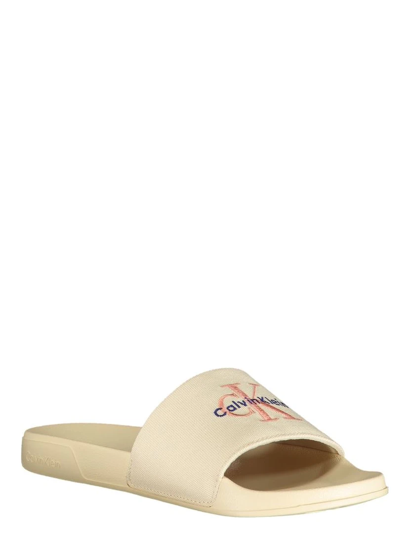 Beige Polyester Women Shoe