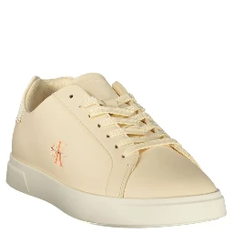 Beige Polyurethane Women's Sneaker