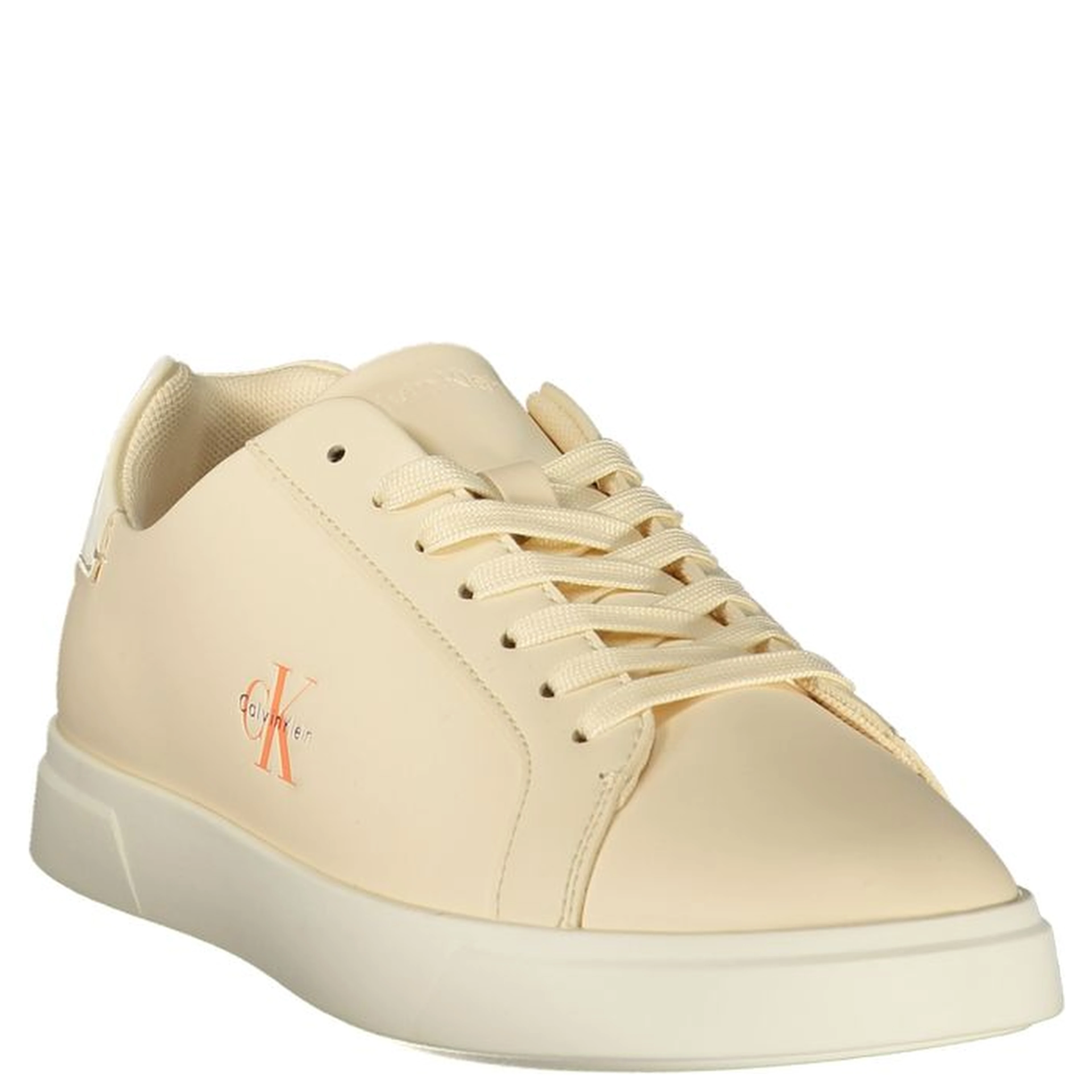 Beige Polyurethane Women's Sneaker
