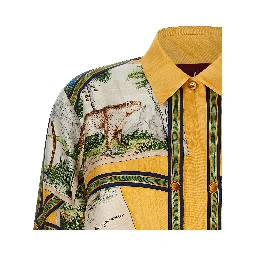 Multicolor Silk Blouse