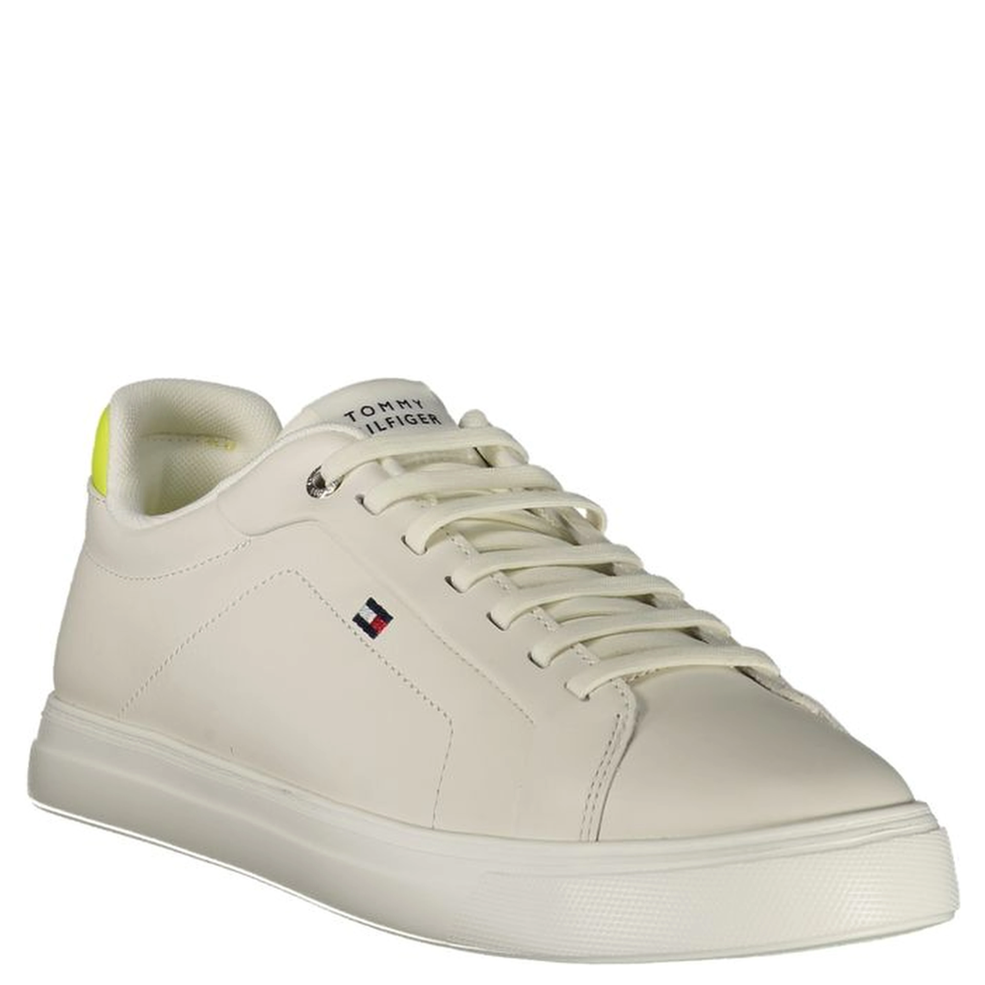 Bianco Poliuretano Uomo Sneaker