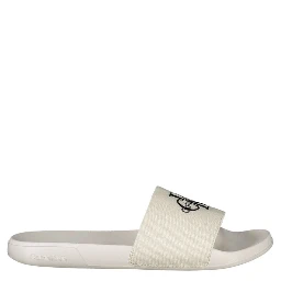 White Polyester Women's Slipper