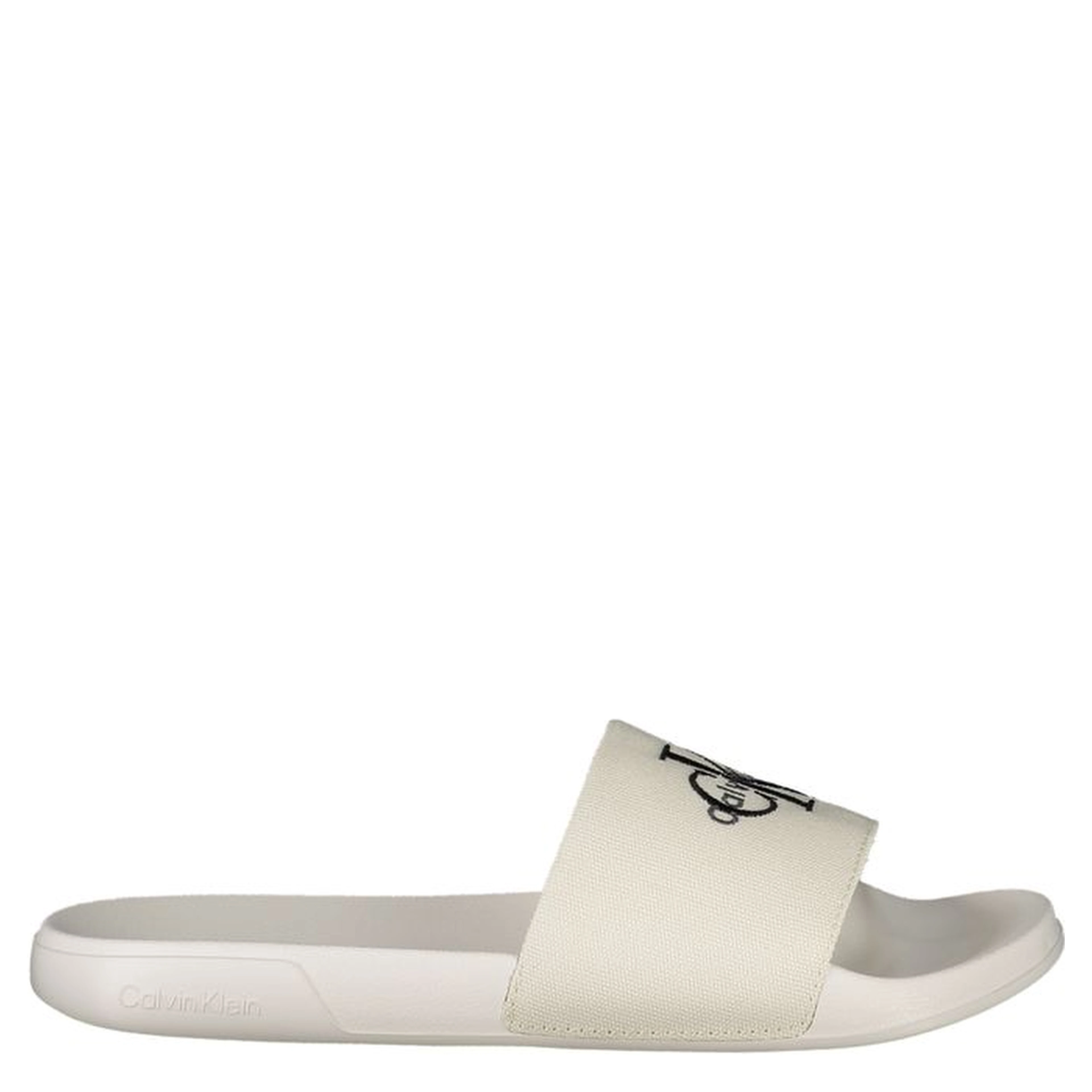 White Polyester Women's Slipper