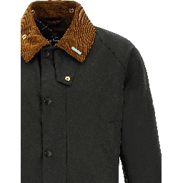 Bicolor Cotton Shell Jacket
