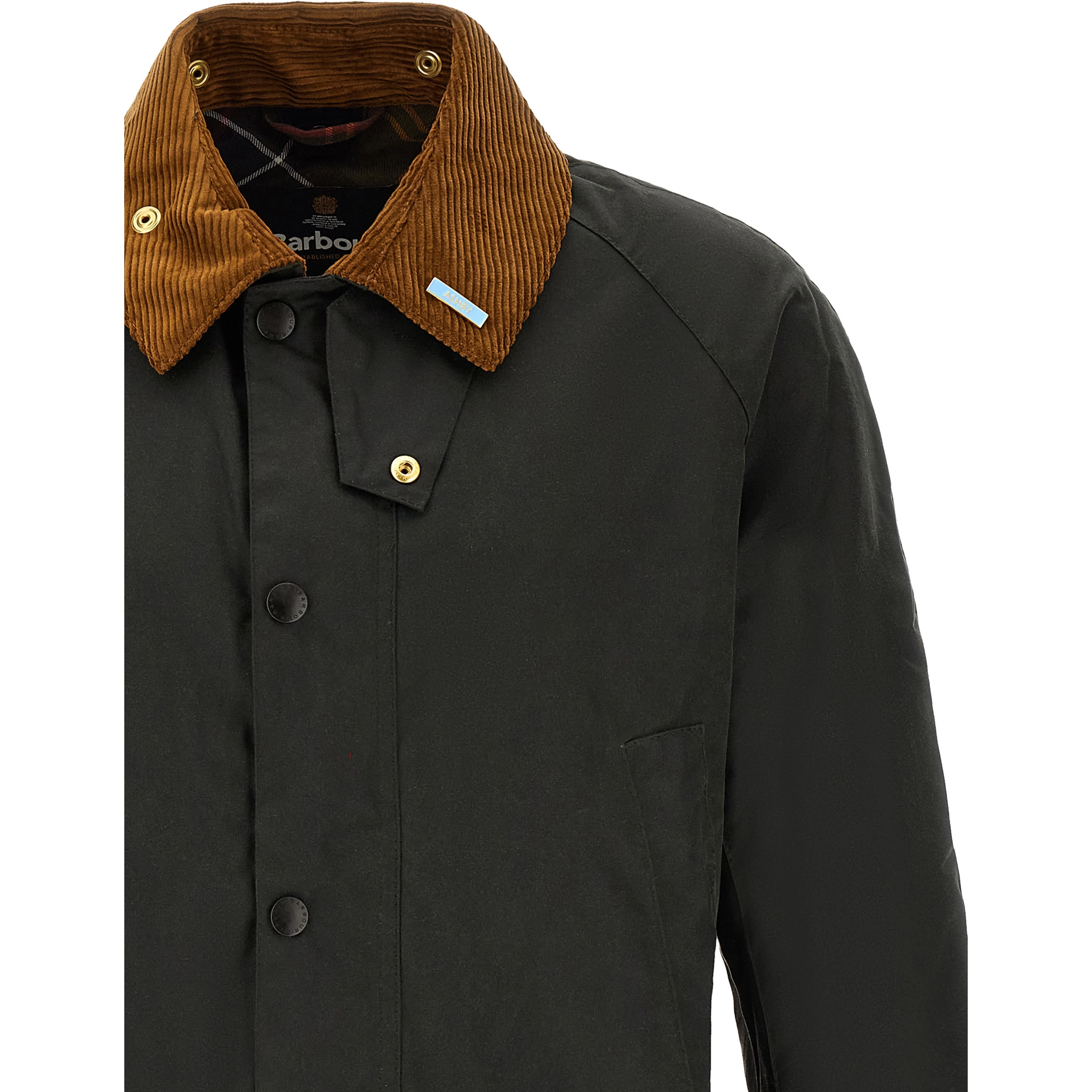 Bicolor Cotton Shell Jacket
