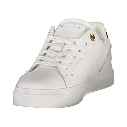 Bianco Polyurethane Women's Sneaker
