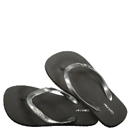Black Polyurethane Women Sandal