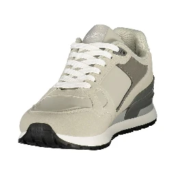 Grey Polyurethane Men's Sneaker