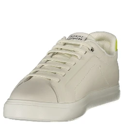 Bianco Poliuretano Uomo Sneaker