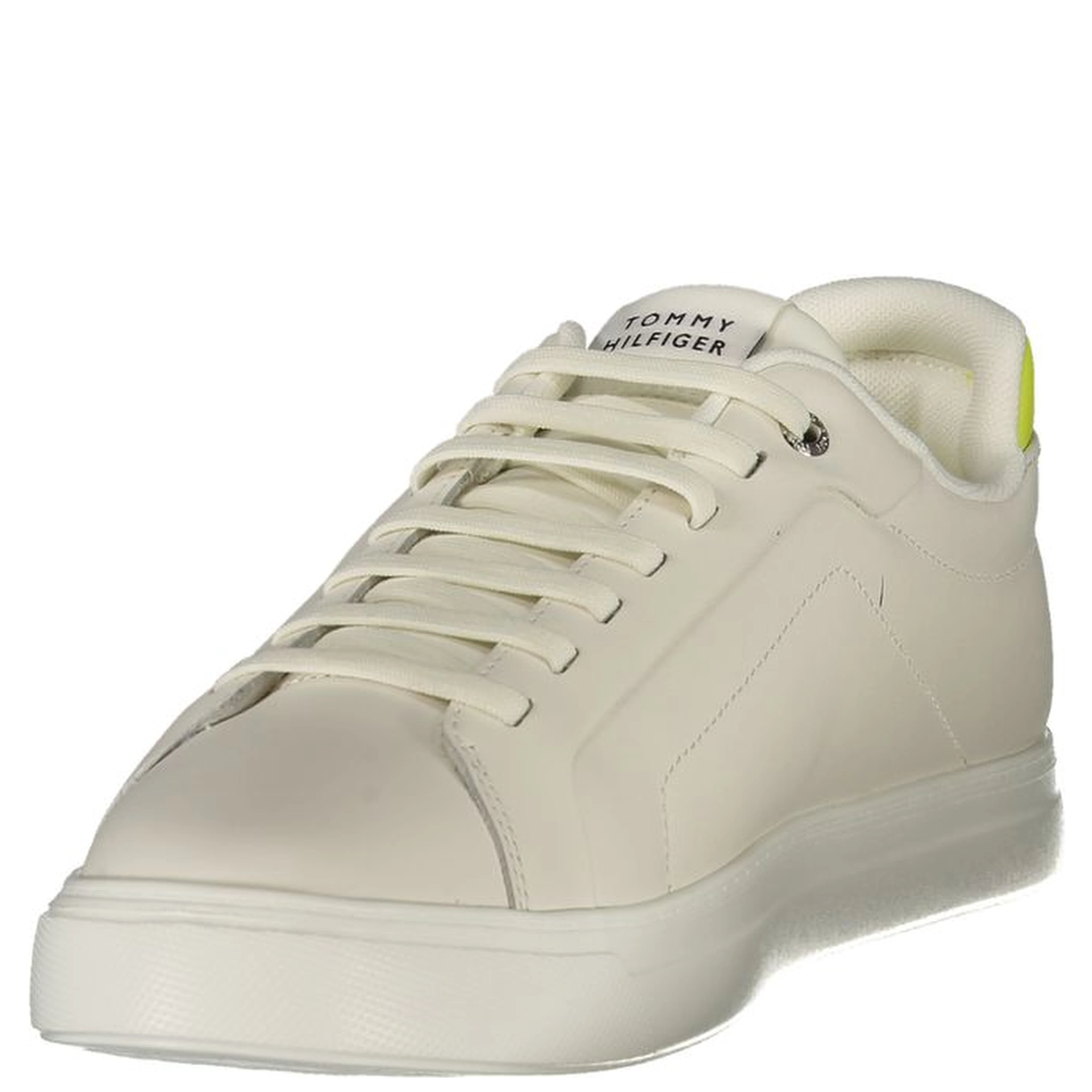 Bianco Poliuretano Uomo Sneaker