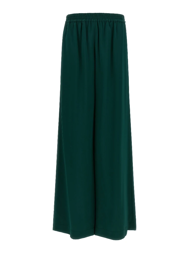 Bicolor Viscose Casual Pants