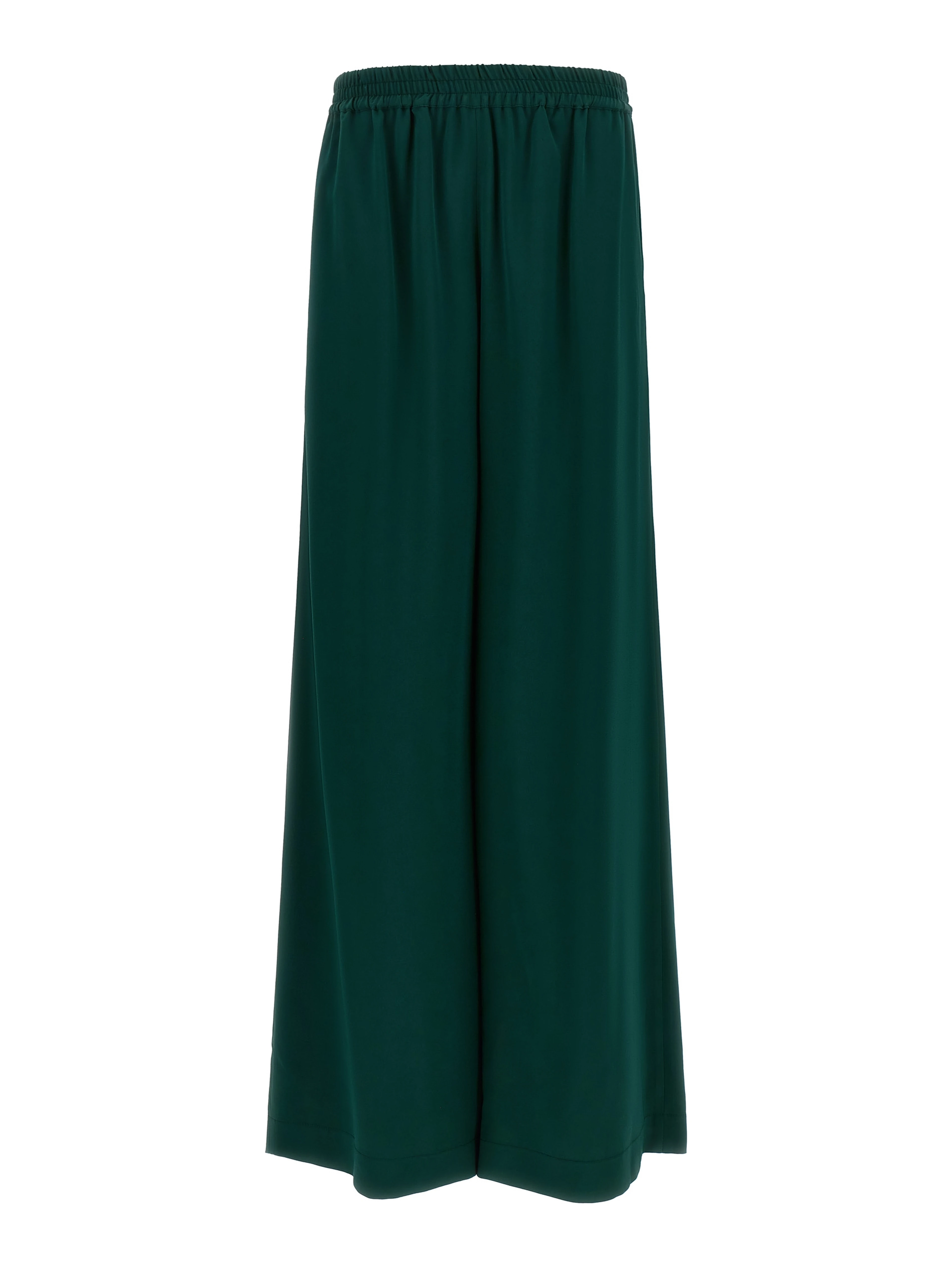 Bicolor Viscose Casual Pants