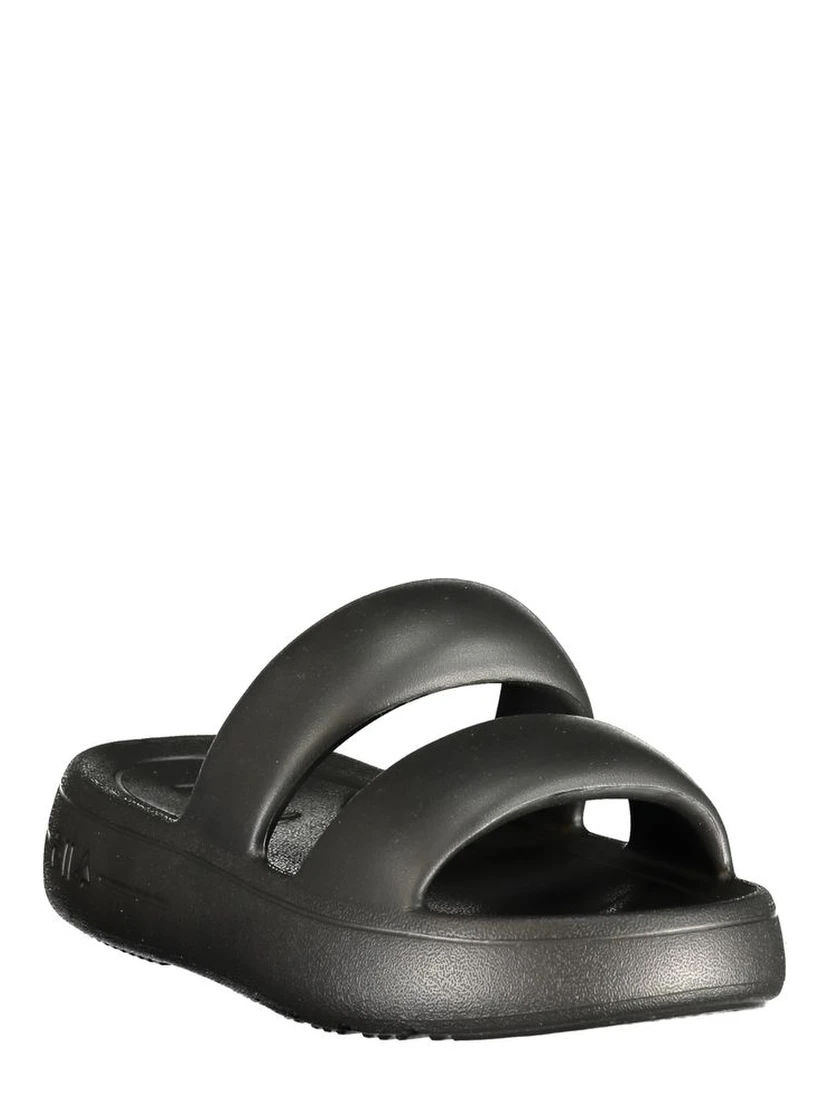 Black Polyurethane Women's Sandal
