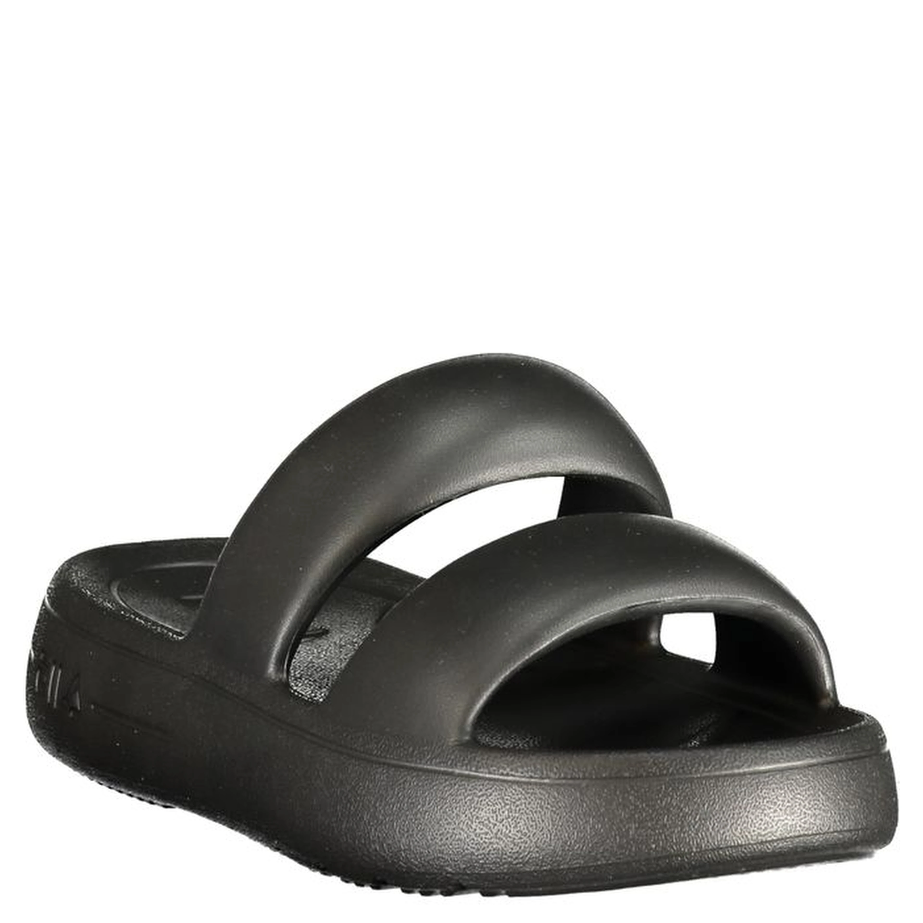 Black Polyurethane Women's Sandal