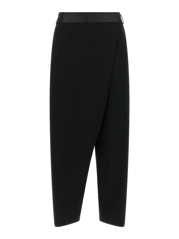 Black Triacetate Dress Pants