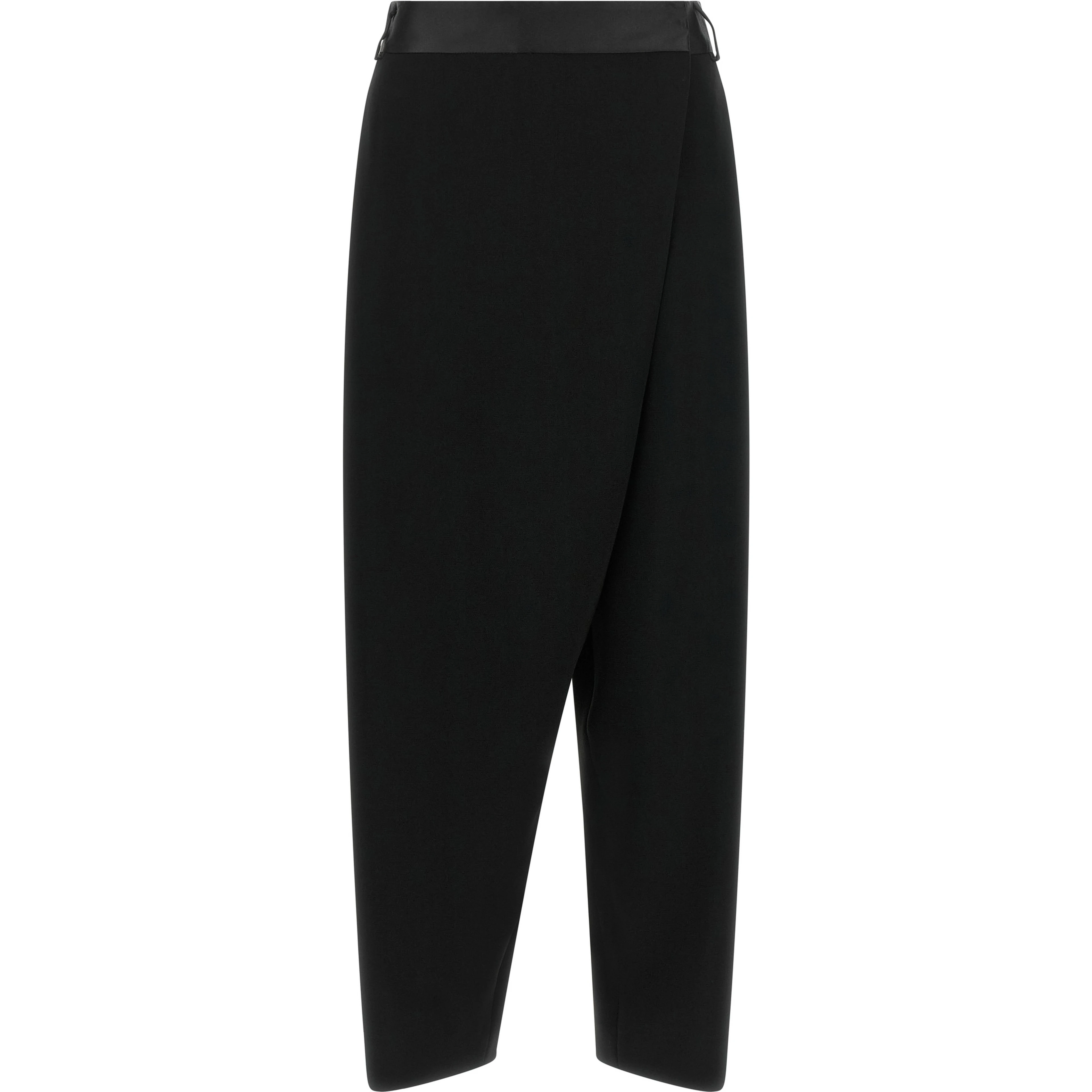 Black Triacetate Dress Pants