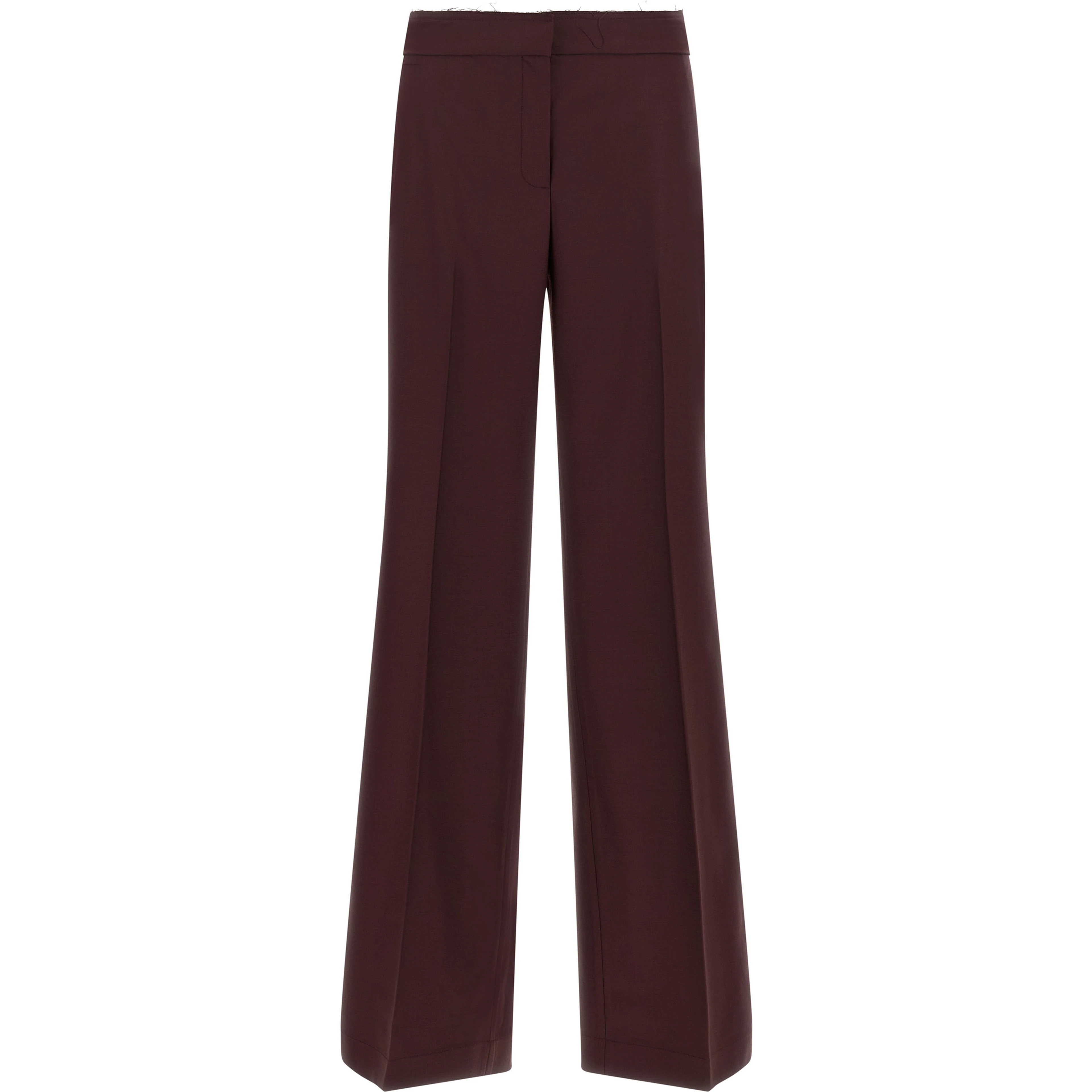 Purple Polyester Pants