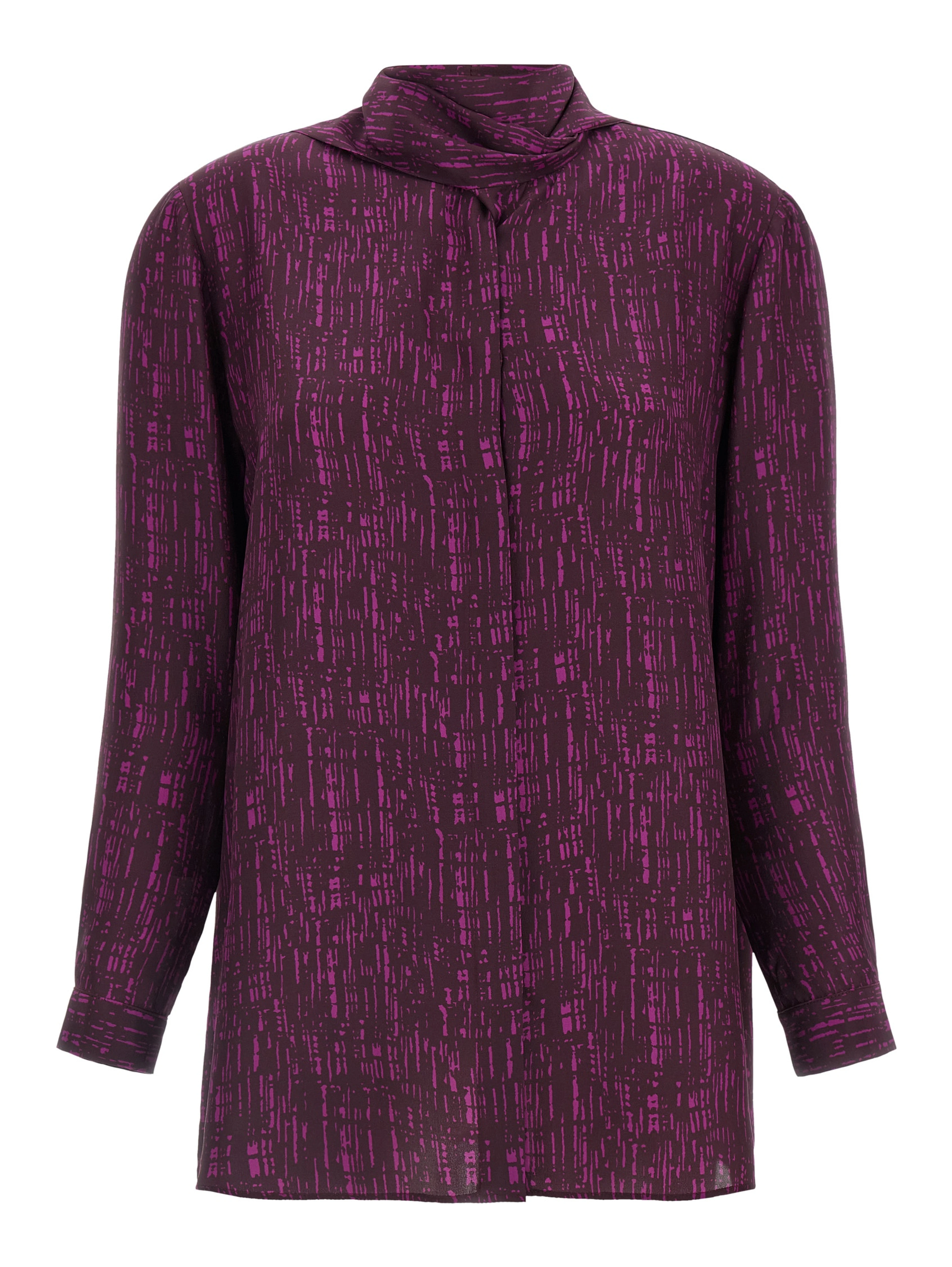 Purple Silk Blouse