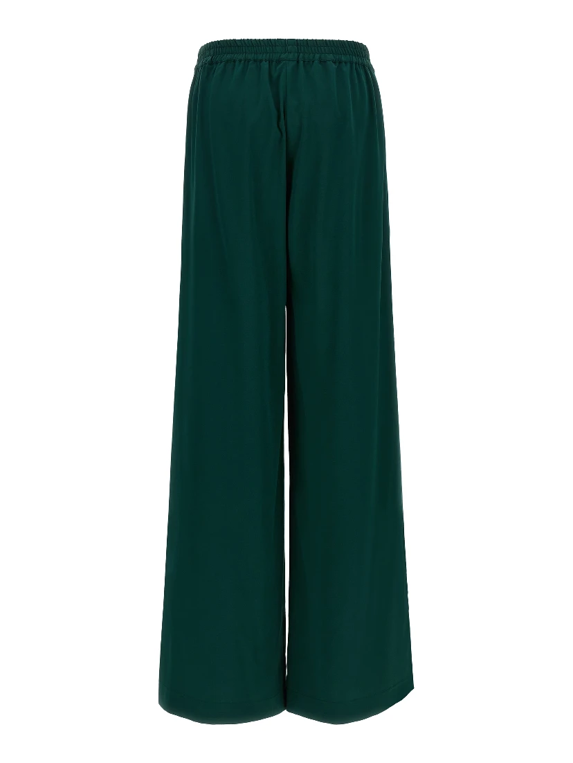Bicolor Viscose Casual Pants