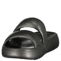 Black Polyurethane Women's Sandal