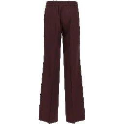 Purple Polyester Pants