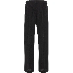 Black Cotton Relaxed Fit Jeans