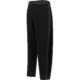Black Triacetate Dress Pants