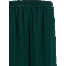 Bicolor Viscose Casual Pants