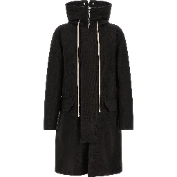 Black Cotton Parka
