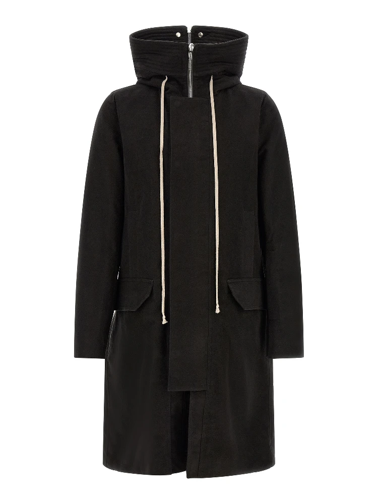 Black Cotton Parka