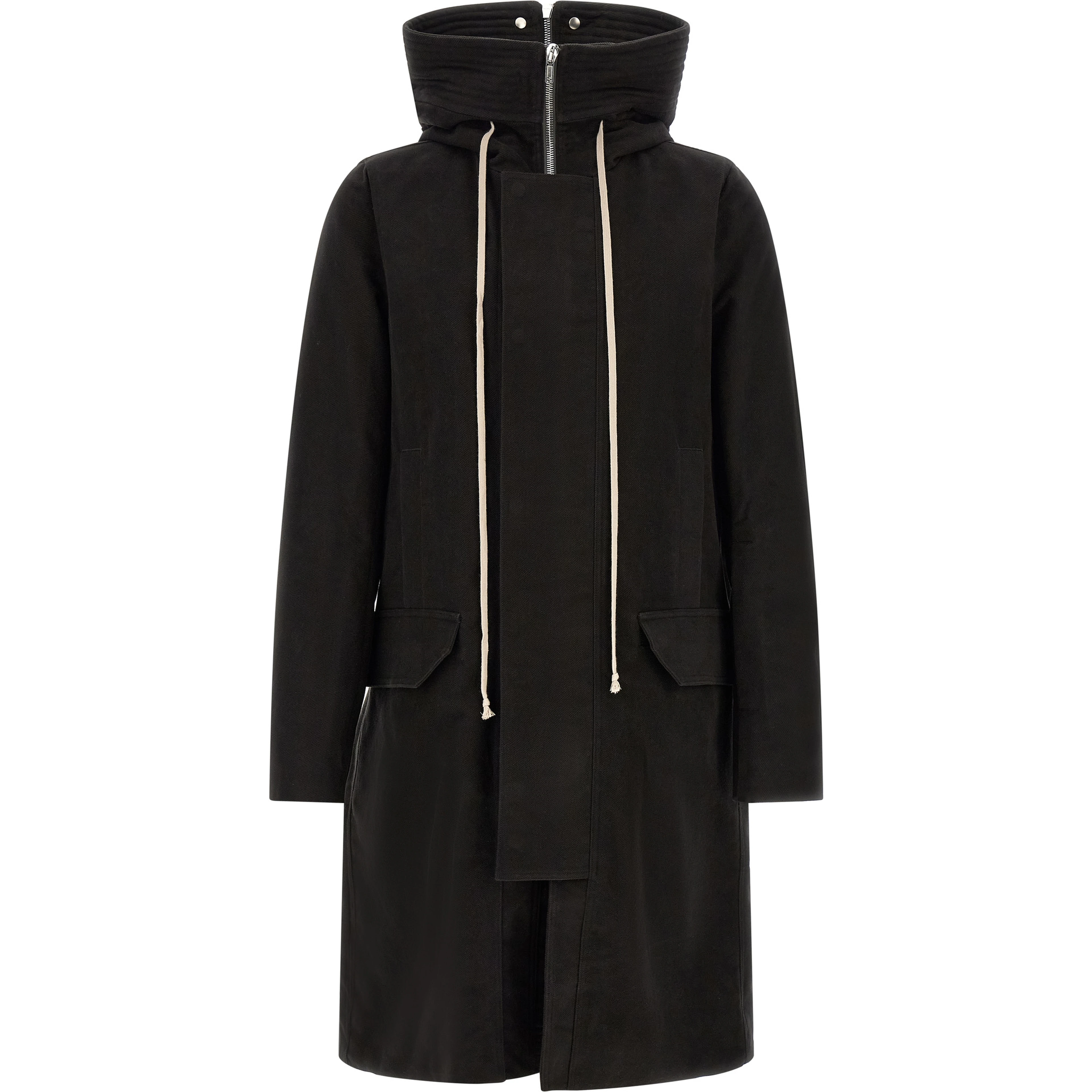 Black Cotton Parka