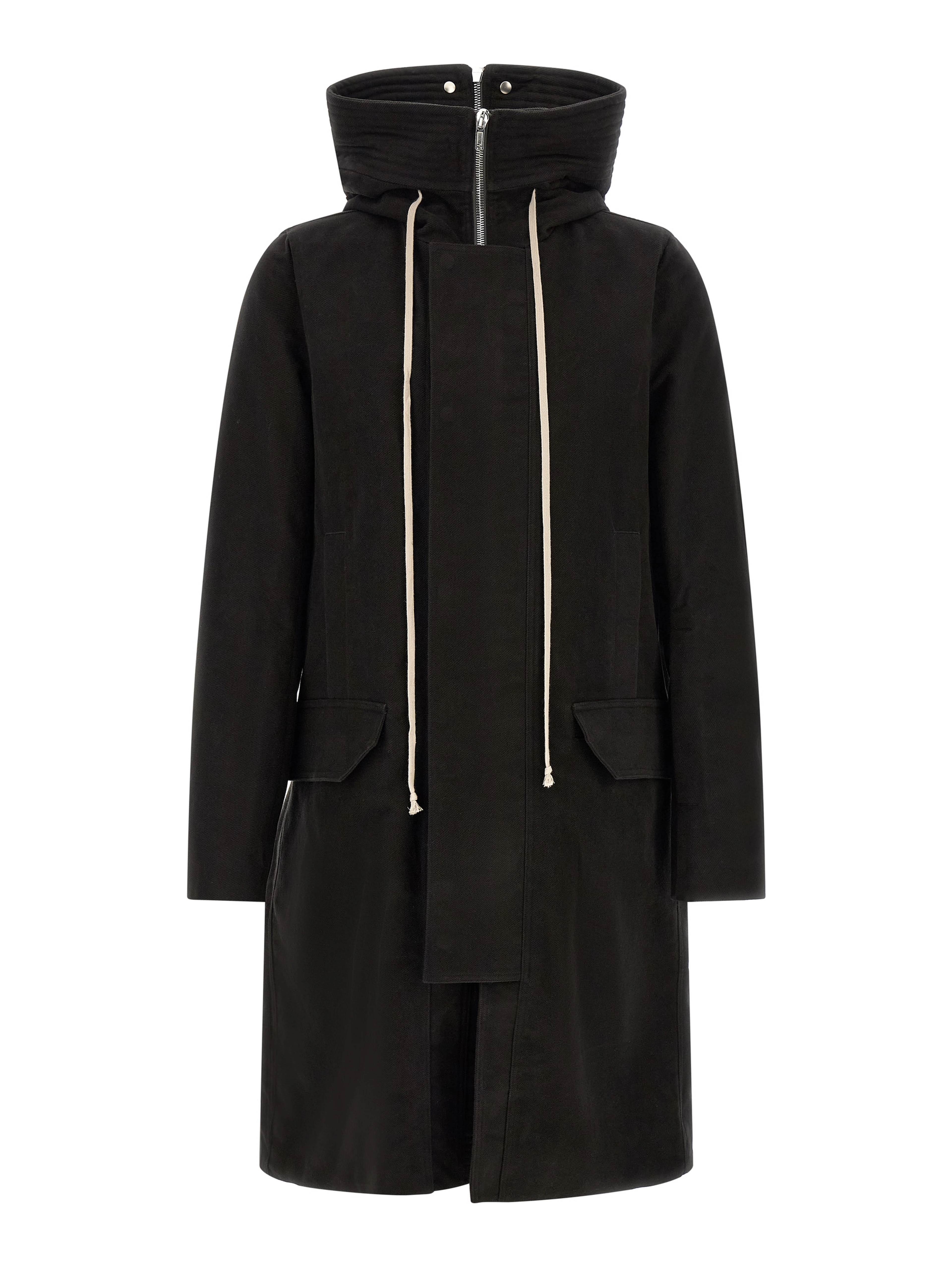 Black Cotton Parka