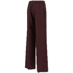 Purple Polyester Pants