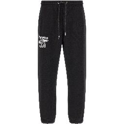Black Cotton Joggers (Workout Pants)