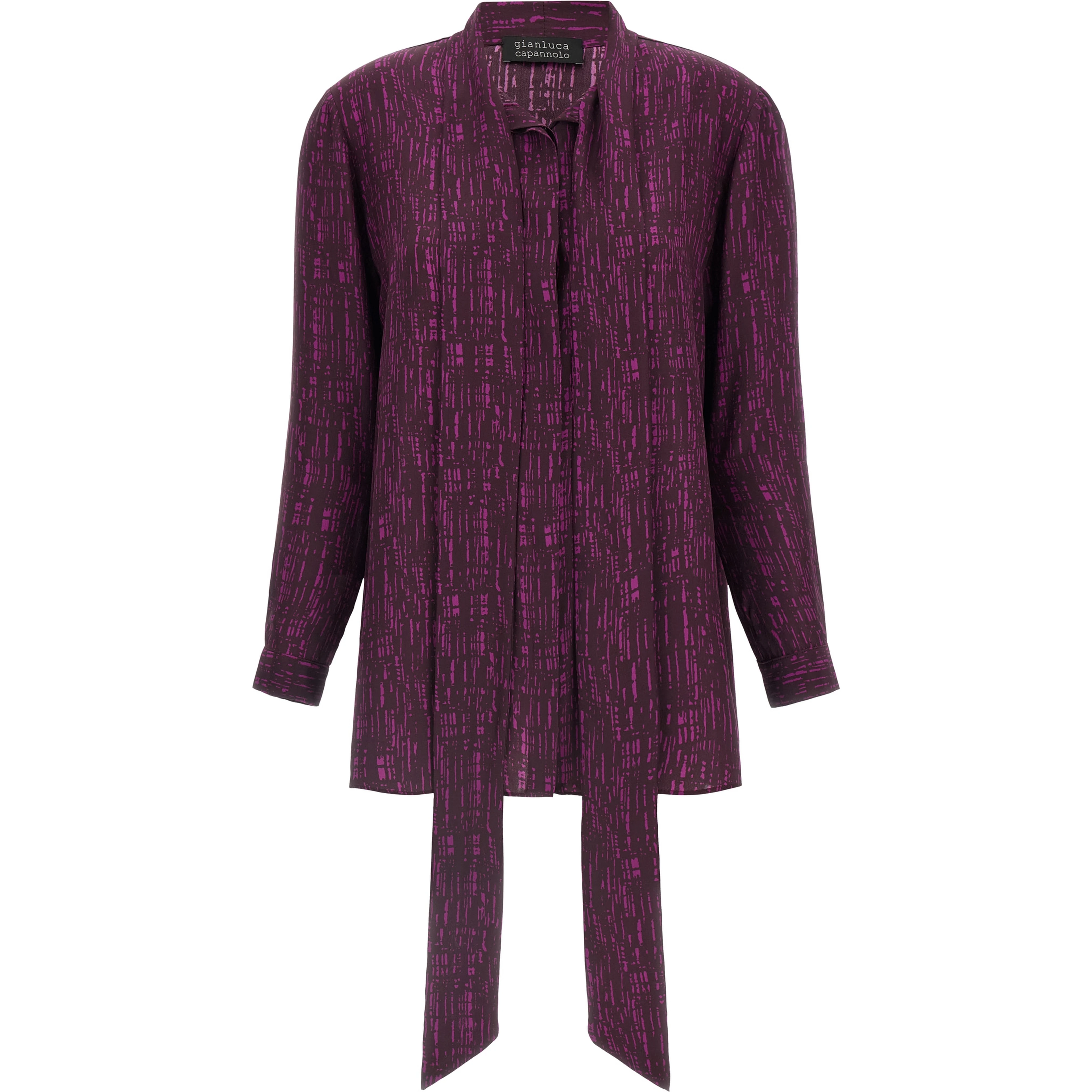 Purple Silk Blouse
