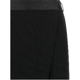 Black Triacetate Dress Pants