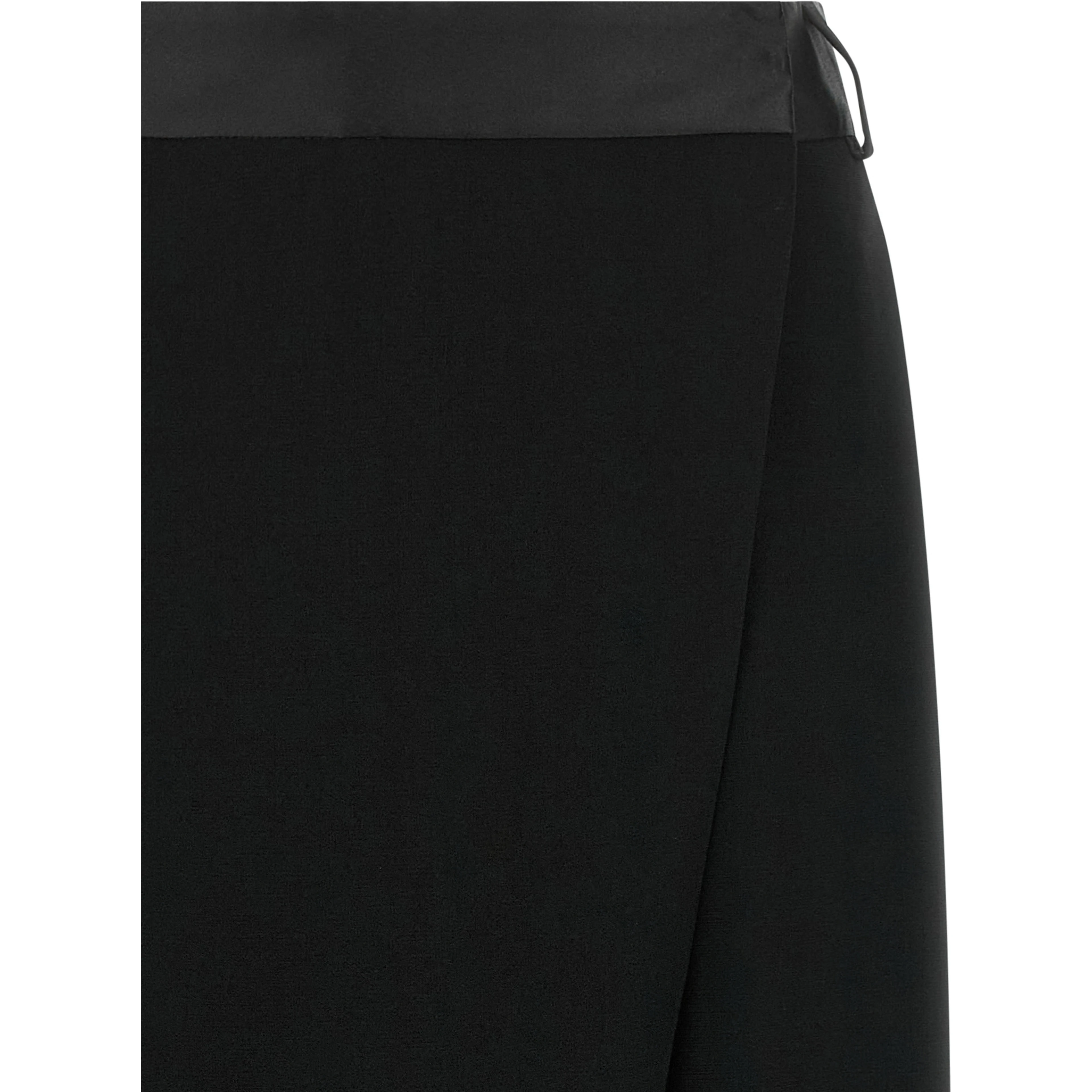 Black Triacetate Dress Pants