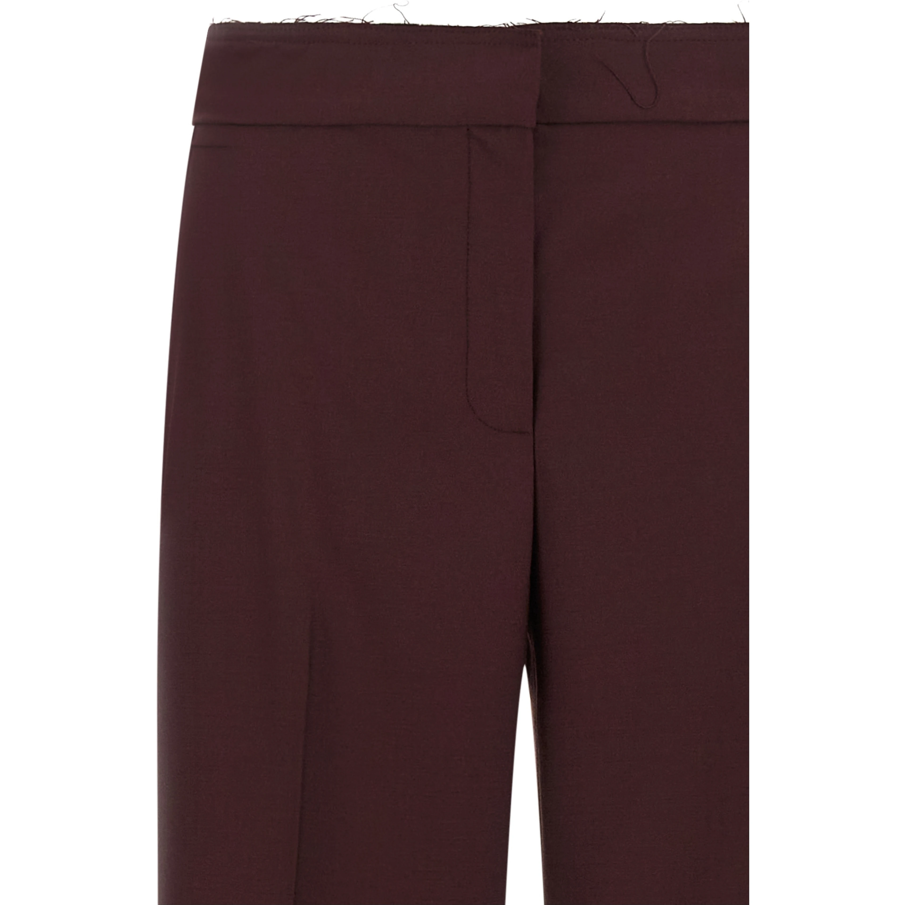 Purple Polyester Pants