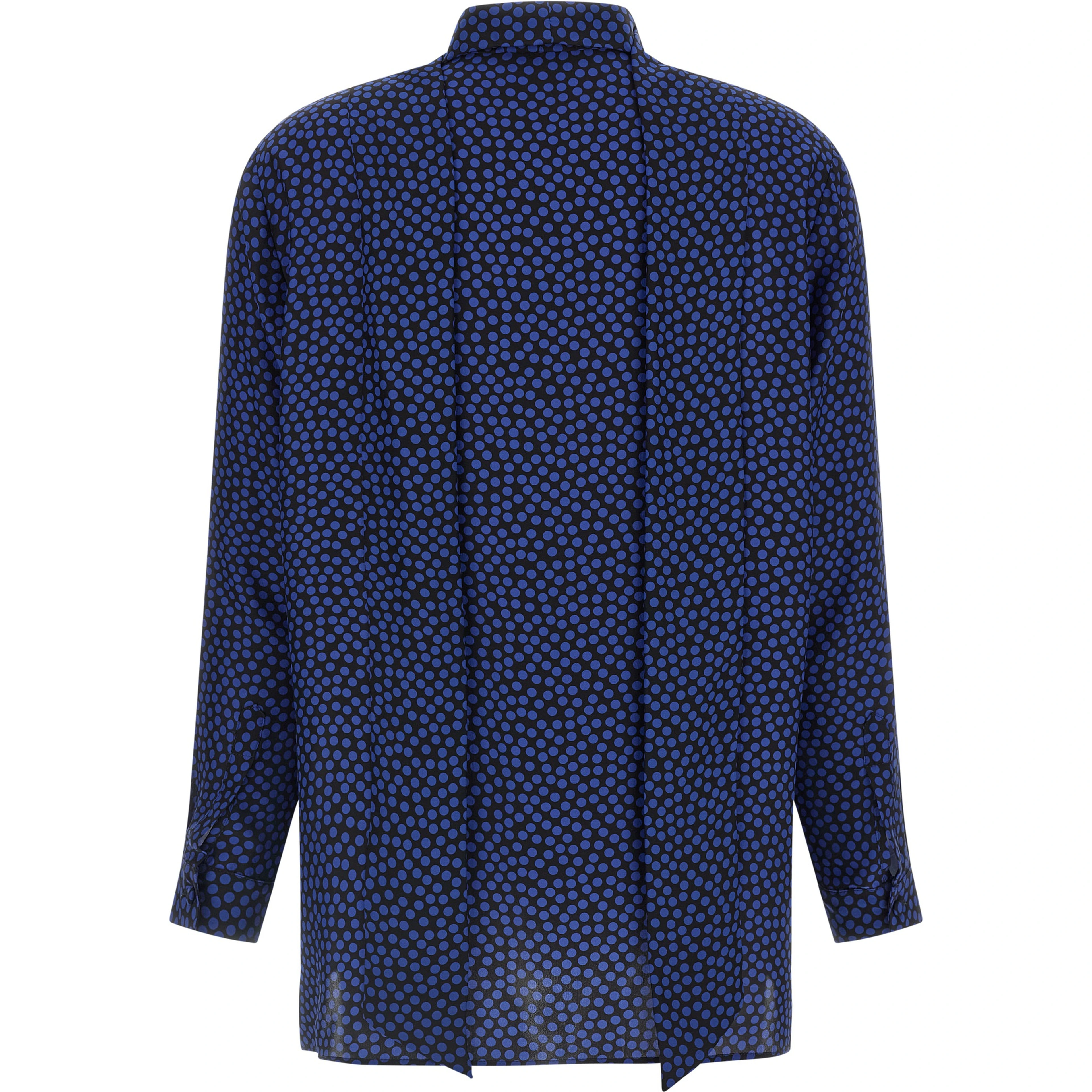 Blue Silk Blouse